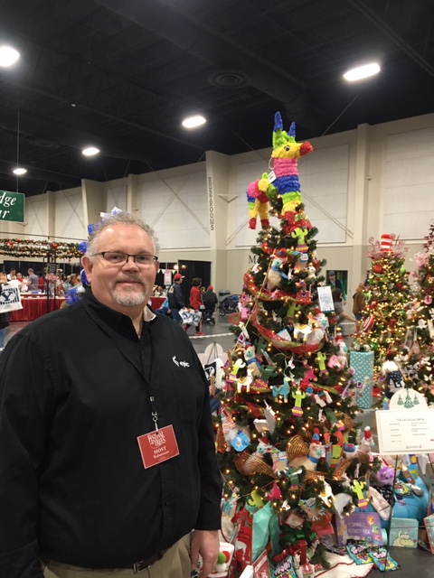 Mike at Festival of Trees